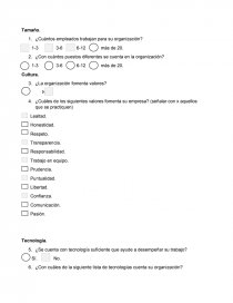 Preguntas para el análisis de puestos. Página 1