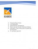 Act 2 Ruta critica para desarrollo de proyectos