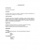 ANTEPROYECTO NATURALEZA Diagnostico administrativo