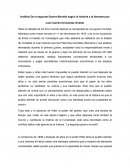 Análisis de la segunda guerra mundial según la literatura