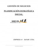 GESTIÓN DE NEGOCIOS PLANIFICACIÓN ESTRATÉGICA INICIAL