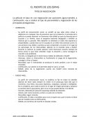 EL PUENTE DE LOS ESPIAS TIPOS DE NEGOCIACIÓN