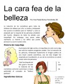 La cara fea de la belleza