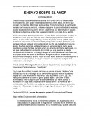 Ensayo sobre el amor