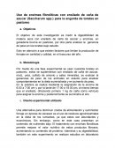 Ensayo enzimas fibroliticas con ensilado de caña
