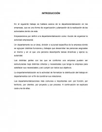 DEPARTAMENTALIZACION POR FUNCION EMPRESARIAL. Página 1