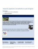 Producción, organización y mercadotecnia en un plan de negocios. El servicio de renta de bicicletas