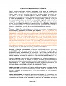 CONTRATO DE ARRENDAMIENTO DE FINCA