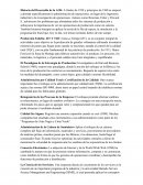 Historia del Desarrollo de las AOS