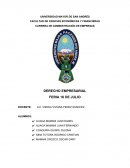 DERECHO EMPRESARIAL FERIA 16 DE JULIO