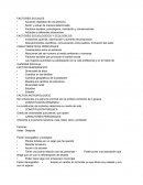 FACTORES SOCIALES. CARACTERÍSTICAS PRINCIPALES