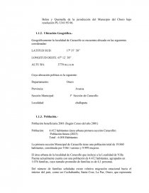 PROYECTO ACADEMICO ALCANTARILLADO SANITARIO Y PLUVIAL COMUNIDAD DE CARACOLLO. Página 3