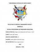 TEMA DE PRÁCTICA: Diagrama de Operación del Proceso – D.O.P