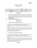 Convenio entre accionistas