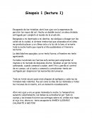 Sinopsis 1 (lectura 1)