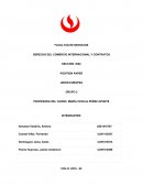 FACULTAD DE NEGOCIOS DERECHO DEL COMERCIO INTERNACIONAL Y CONTRATOS