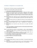 Actividad 1: dialogando con un pequeño niño