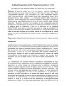 Análisis filogenético del filo Platyhelmintes (Minot, 1876)