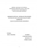 REHABILITACIÓN DEL SISTEMA DE TRANSPORTE ESTUDIANTIL DEL LICEO BOLIVARIANO SIMÓN RODRIGUEZ