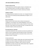 TIPS PARA ESCRIBIR UN ARTÍCULO