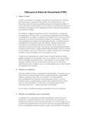 Tabla para el Orden de Pensamiento