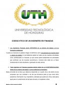 CODIGO ETICO DE UN INGENIERO EN FINANZAS