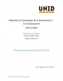 Proyecto Ingeniería de Software