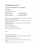 Competencia Laboral. Dos secretarias un solo puesto