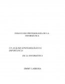 Ensayo de Epistemología de la Informática