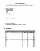 INFORME PSICOMÉTRICO