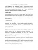 UNA CONCEPCIÓN HUMANISTA DEL HOMBRE