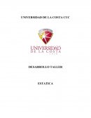 DESARROLLO TALLER ESTATICA