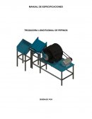 MANUAL DE ESPECIFICACIONES TROZADORA LONGITUDINAL DE PEPINOS