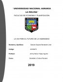 LA VIA PARA EL FUTURO DE LA HUMANIDAD