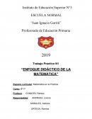 Enfoque didáctico de la matemática