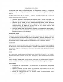 SERVICIO DE LINEA AEREA. Página 1
