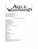 Guion Alicia en el Pais de las Maravillas