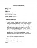 Ejemplo de informe test psicometricos