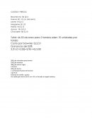 COSTOS Y PRECIO Brownies