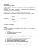 Administración Características como sistema