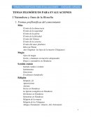 TEMAS FILOSÓFICOS PARA EVALUACIONES