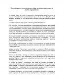 El coaching como herramienta para mitigar la resistencia al proceso de cambio organizacional