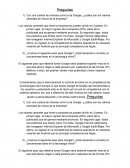 Caso Google . Los valores centrales