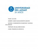 FUNDAMENTOS FILOSOFICOS Y SOCIALES DEL DERECHO