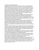 LA GENESIS DEL PRESIDENCIALISMO