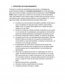 ESTRATEGIA DE POSICIONAMIENTO