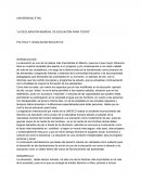 LA DECLARACIÓN MUNDIAL DE EDUCACIÓN PARA TODOS