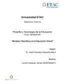 Modelos filosóficos en la educación virtual