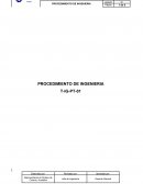 PROCEDIMIENTO DE INGENIERIA T-IG-PT-01