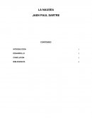 LA NAUSEA JAEN PAUL SARTRE